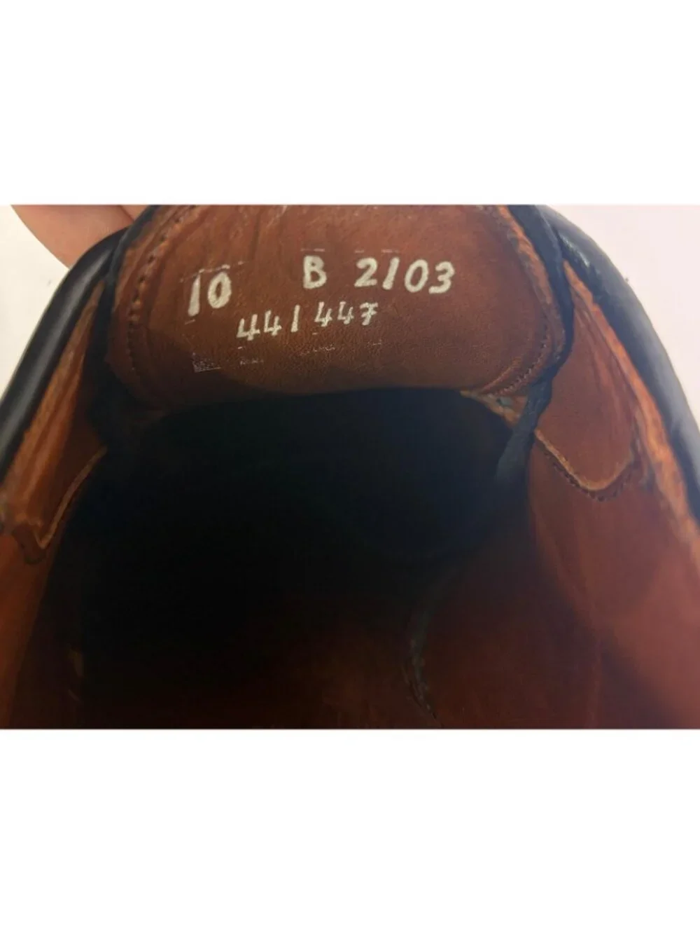 Allen Edmonds Walton Split Toe Derby Black Mens 10 B Leather Shoes
